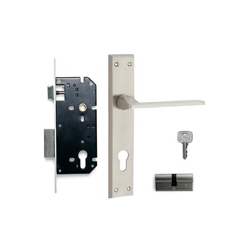 Godrej 240mm Door Handle Set With Lock Body 2C, 7558