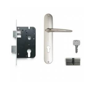 Godrej 200mm Door Handle Set With Lock Body 1CK, 8309