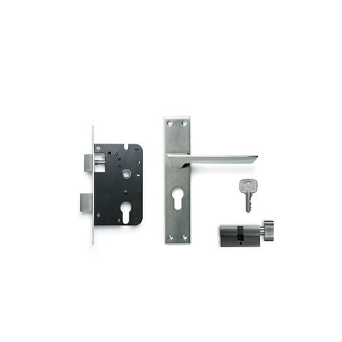 Godrej 197mm Door Handle Set With Lock Body 1CK, 8308