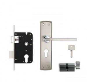 Godrej 200mm Door Handle Set With Lock Body 1CK, 8307