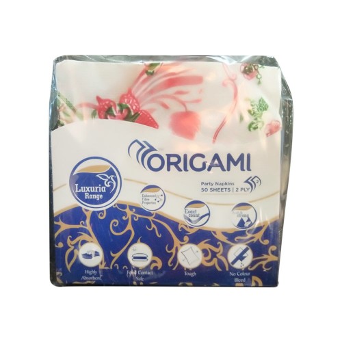 Origami Party Tissues, 200 gm (Pack of 100  Sheets)