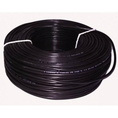 Havells 4 Sqmm 1 Core Life Line S3 FR PVC Insulated Industrial Cable, 90 mtr (Black)