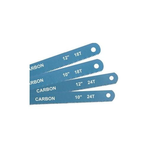 Taparia Hacksaw Blade Carbon Steel All Hard 18 TPI, Std. Pkg. 100 HBHC 1218 (Pack of 10 Pcs)