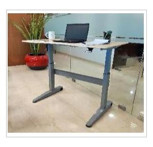 Ebco Worksmart Smat Lift Table Legs Gas Lift with Table Top, SLTL2 GTT