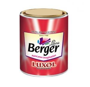 Berger Luxol High Gloss Enamel Paint (Black), 4 Ltr