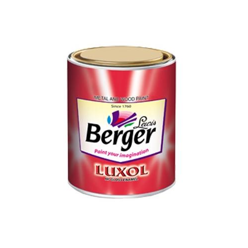 Berger Luxol High Gloss Enamel Paint (Red), 4 Ltr