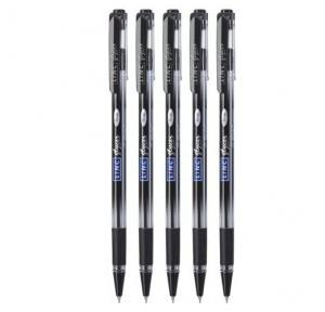 Linc Gycer 0.6mm Ball Black Pen, (Pack of 5 Pcs)