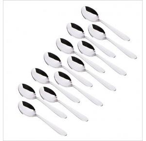 Embassy Heavy Stainless Steel Tea Spoon (Pack of 12 Pcs)