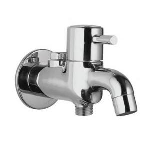 Jaquar 2-Way Bib Cock Faucet with Wall Flange, FLR-CHR-5041N