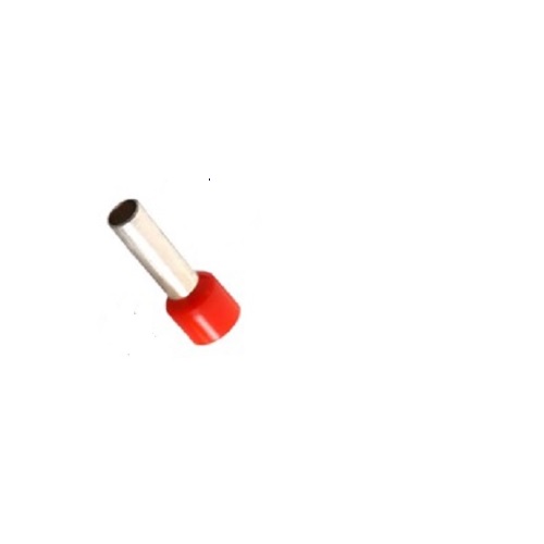 Tube Type Red Lugs, 2.5 mm (Pack of 100 Pcs)