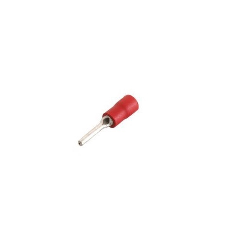 Pin Type Red Lugs, 2.5 Sq mm (Pack of 100 Pcs)