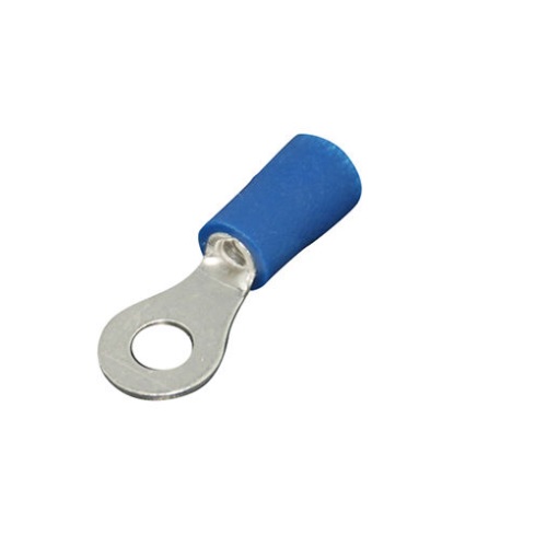 Ring Type Blue Lugs, 4-6 Sq mm (Pack of 100 Pcs)
