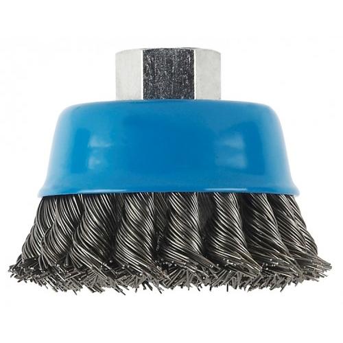 Bosch 100mm M14 Knotted Wire Cup Brush Heavy For Metal Wheel, 2 608 614 002