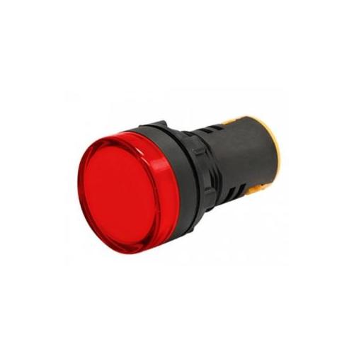 Panel Mount LED Indicator Round, 240V AC (Red)