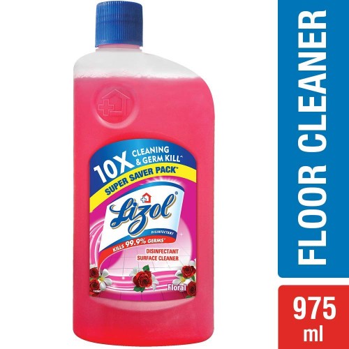 Lizol Rose Disinfectant Surface Cleaner, 975ml