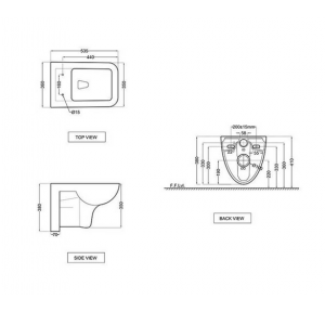 Jaquar WC Seat Cover FLS-WHT-5951  Suitable for WC
