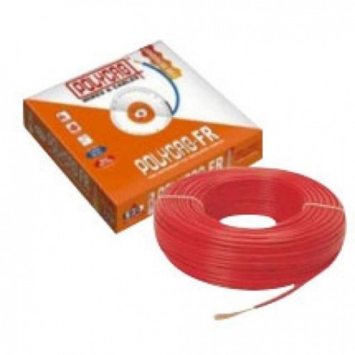 Polycab 4 Sqmm 1 Core FR PVC Insulated Flexible Cable, 90 mtr