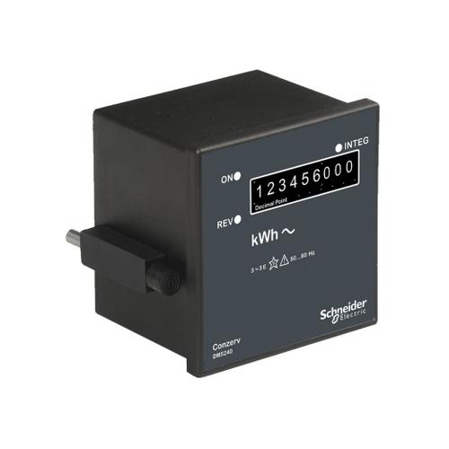 Schneider Conzerv 3 Phase 4 Wire Electronic Counter Type Energy Meter, DM5240
