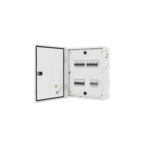 L&T 12 Way IP43 Metal Door TPN Distribution Board,  DBTPN012DD