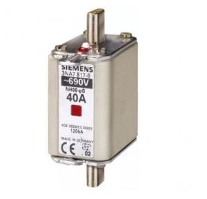 Siemens HRC Fuses (DIN) 3NA78176RC, 40 A (Pack of 6 Pcs)