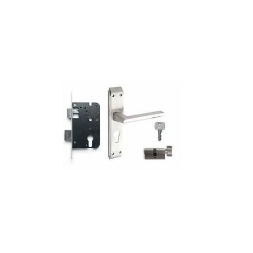 Godrej 200mm Door Handle Set With Lock Body 2C, 8219