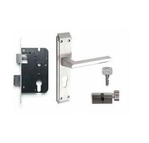 Godrej 240mm Door Handle Set With Lock Body 2C, 8838