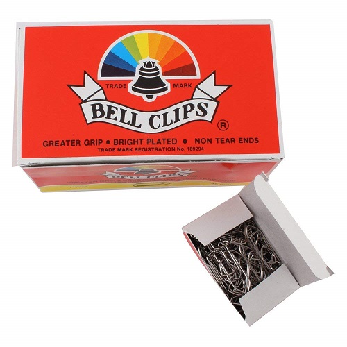 Bell 35mm U Clips (Pack of 100 Pcs)