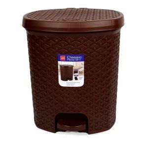 Cello Dustbin Brown Color Plastic 6 Ltr