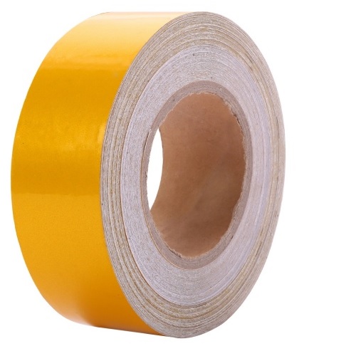 Safari Yellow Reflective Tape, 50 mm x 45 m