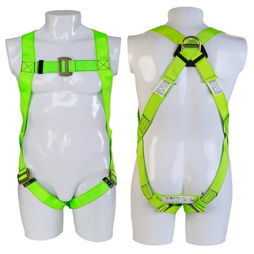 Heapro Double Lanyards Class A Safety Harness With ECO Scaffolding Hooks (HI-32)PP-D (HI-262)E