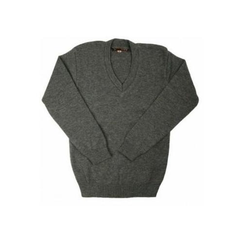 Oswal 430 gsm Full Sleeve Grey Sweater, Size: XXL