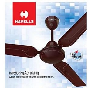 Havells 1200 mm Brown High Speed Ceiling Fan, Aeroking 50