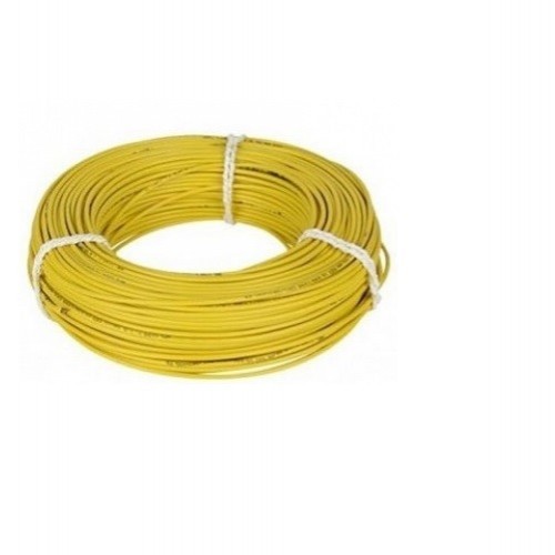 HPL 6 Sq mm Yellow  PVC Insulated Three Core Unsheathed Industrial Cables (500 Mtr)