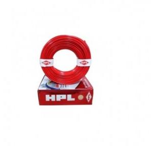 HPL 4 Sq mm Red PVC Insulated Three Core Unsheathed Industrial Cables (500 Mtr)