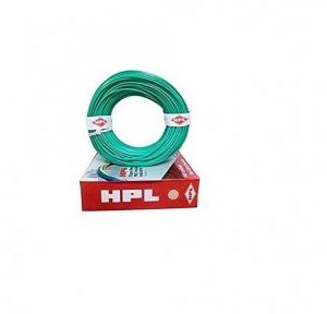 HPL 4 Sq mm Green PVC Insulated Single Core Unsheathed Industrial Cables (200 Mtr)