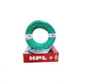 HPL 6 Sq mm Green PVC Insulated Single Core Unsheathed Industrial Cables (200 Mtr)