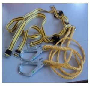 Heapro Safety Harness Double Lanyard Scaffolding Hook With Shock Absorber DL0041