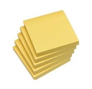 Desmat Sticky Yellow Note Pad, 1x3 Inch (100 Sheets)