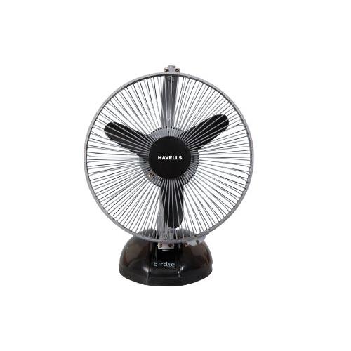 Havells  230 mm Birdie HS Black Grey Personal Fans