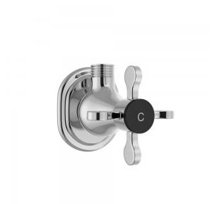 Jaquar Angular Stop Cock FLR-IVC-5053N Brass With Wall Flange