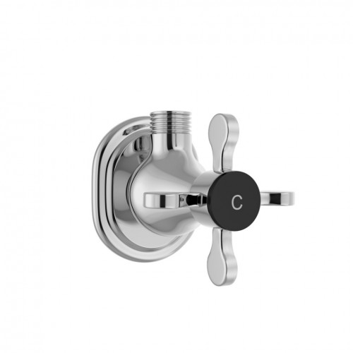 Jaquar Angular Stop Cock DRC-CHR-37053 Brass With Wall Flange
