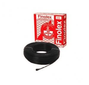 Finolex 6 Sqmm 1 Core FR PVC Insulated Unsheathed Flexible Cable, 100 Mtr (Black)