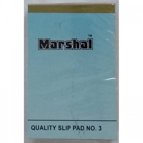 Marshal Unrolled Top Opening Scribbling Pad No.3, Size: 1/8 (40 Pages)