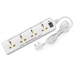 Orient 4 Way White Extension Board With Spike & Surge Protection With 2 Mtr Cord