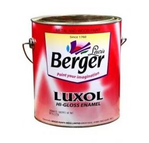 Berger Luxol High Gloss Enamel Paint (White), 4 Ltr