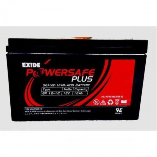 Exide Powersafe Plus SMF Battery EP12-12 12V 12Ah