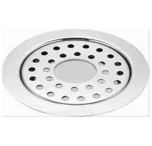SS Round Shape Drain Jali Frame With Hole 4 Inch
