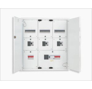 Crabtree 4 Way Xpro 8 Segment Double Door Distribution Board, DCDKTHDDCW04