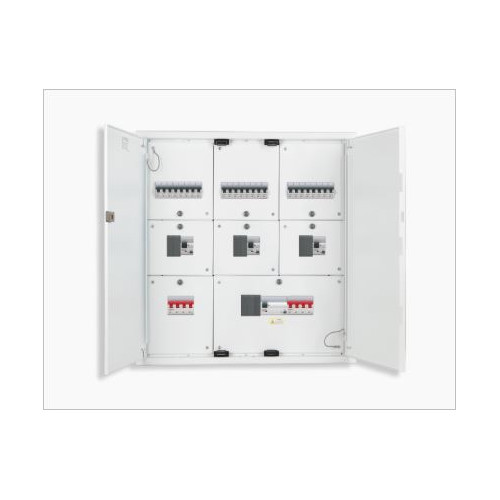 Crabtree 4 Way Xpro 8 Segment Double Door Distribution Board, DCDKTHDDCW04