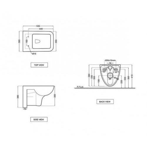 WC Seat Cover Suitable for Jaquar WC FLS-WHT-5951